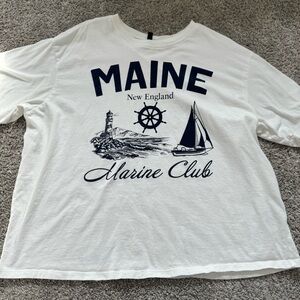 H&M Maine Graphic Tee